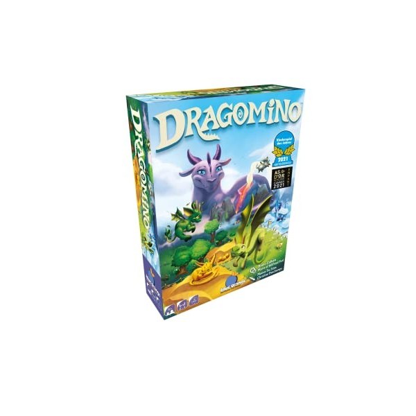 blue orange Dragomino Kingdomino Enfants Jeu de société - Jeu de tuiles - Jeu Parents Enfants