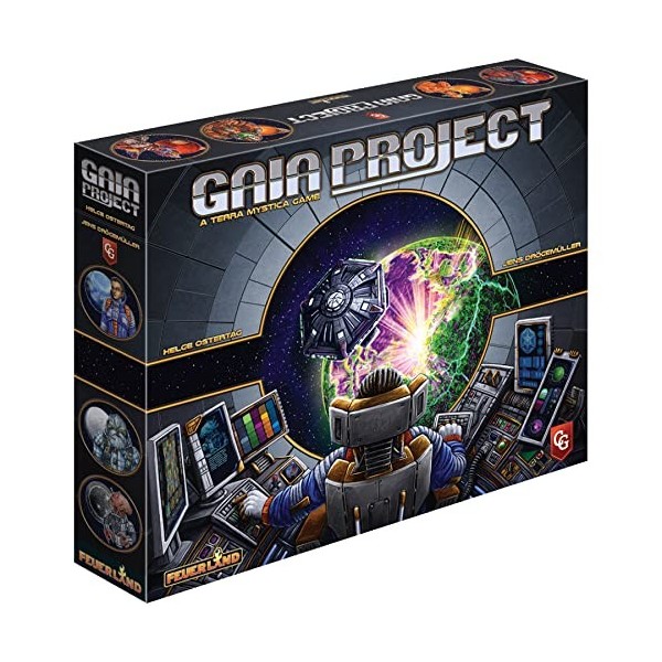 Capstone Games: Gaia Project, jeu de société de stratégie, développez, recherche, mise à niveau et configuration de la galaxi