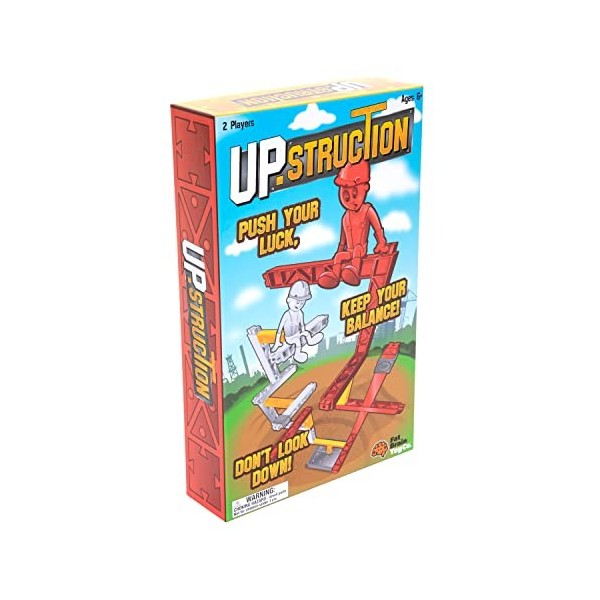 Fat Brain Toys Upstruction - Jeu de construction à 2 joueurs sans tumble, à partir de 8 ans