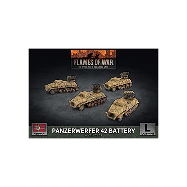 Battlefront GBX165 Panzerwerfer 42 Batterie 4 véhicules Figurines de jeu