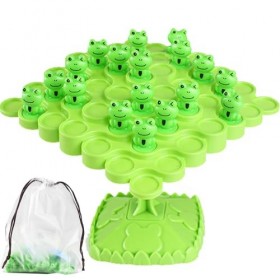 Frog Balance Tree Tree Two-Player Frog Balance Game Family Gathering Balance Board Game Bureau Empilement Interactive Toys fo