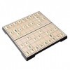 Jeu déchecs japonais pliable Japon Shogi magnétique jeu de société jouet intelligence jouet 25 × 25 × 2 cm jeu déchecs japo