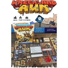 Renegade Games Studios Wreckland Run - Série Solo Hero - Jeux de renégade, à partir de 10 ans, jeu de campagne solo à 1 joueu