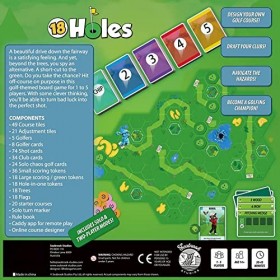 Seabrook Studios 18 trous : deuxième édition jeu de base – rivalisez pour créer un terrain de golf, Seabrook Studios, à parti