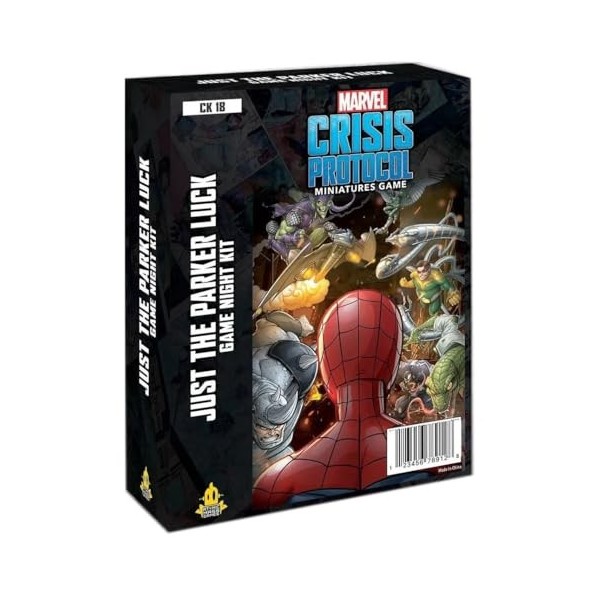 Atomic Mass Games Marvel Crisis Protocol Just The Parker Luck Game Night Kit