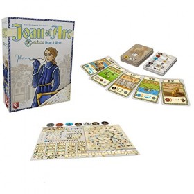 Capstone Games Joan of Arc : Orléans Draw & Write – Jeux Capstone, mode compétitif ou solo, jeu de stratégie de placement des