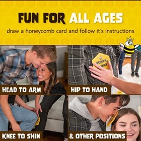 Squirrel Products Funny Hunny – Le jeu de fête zany Physical Challenge pour adultes ou enfants – Tournez, pliez et déplacez v