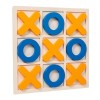 Milageto Tic TAC Toe Jeu de société en Bois Jeu de Table drôle Jeu dinteraction Parent-Enfant Classique 30x30x1.5 cm pour Le