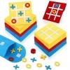 Lot de 30 mini jeux de société Tic Tac Toe pour enfants, cadeaux de fin dannée, cadeaux de classe pour étudiants