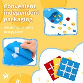 Lot de 30 mini jeux de société Tic Tac Toe pour enfants, cadeaux de fin dannée, cadeaux de classe pour étudiants