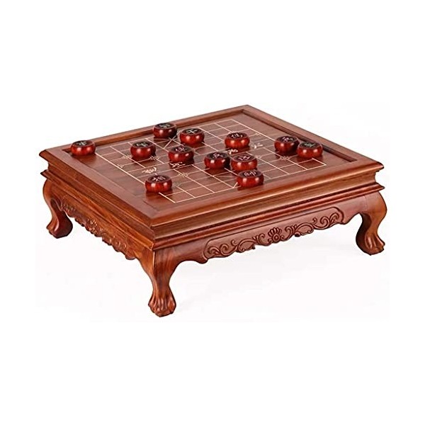 EVANEM Xiangqi Table Jeu déchecs Chinois Jeux de société de stratégie, Jeux à Domicile Classique éducatif pour 2 Joueurs Col