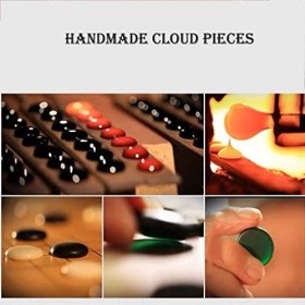 FURLOU Jeu de go et Jeu déchecs Chinois Jeu de go Jeu de société à Deux Faces Weiqi Chinois pour Deux Joueurs Jeu de société