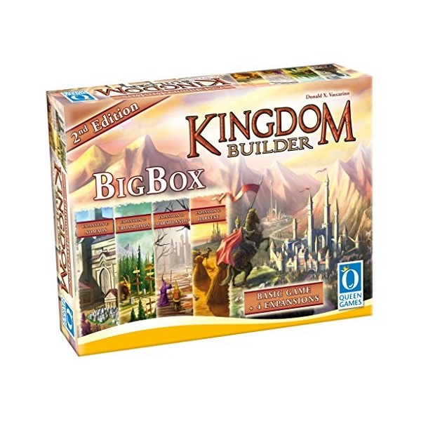 Queen Games 10363 - Kingdom Builder Big Box 2nd edition