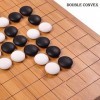 EVANEM Jeu de Go pour Deux Joueurs Jeu de société de stratégie Go Baord Weiqi 19 X 19 Go Set Comprend des Bols