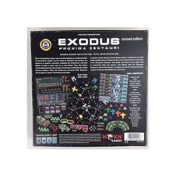 Exodus: Proxima Centauri - Revised Edition - Board Game - Englisch