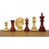 Taj Chess Store de luxe en bois de rose bourgeon – Triple pièces lestées avec 2 reines supplémentaires