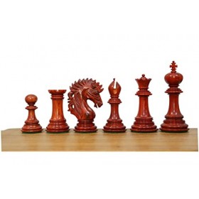 Taj Chess Store de luxe en bois de rose bourgeon – Triple pièces lestées avec 2 reines supplémentaires