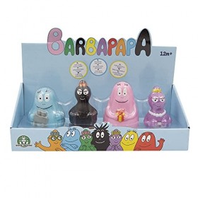 Giochi Preziosi France- Barbapapa Coffret Cadeau 4 Personnages, Figurines 8 cm, Barbamama, Barbibul, Barbabel, Jouet pour Enf