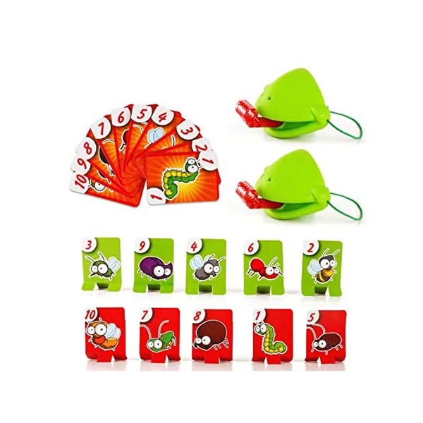 OKJHFD Jeu De Masque De Langue De Grenouille, Jeu De Langue De Bureau, Jeu De Langue Interactif Parent-Enfant étanche Et Sûr 