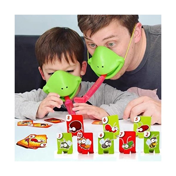 OKJHFD Jeu De Masque De Langue De Grenouille, Jeu De Langue De Bureau, Jeu De Langue Interactif Parent-Enfant étanche Et Sûr 