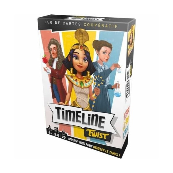 Zygomatic - Timeline : Classique - Édition 2021 - Jeu de société - À partir de 8 ans - 2 à 6 joueurs - 15 minutes