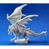1 x Jeune Dragon de FEU - Reaper Bones Figurine pour Jeux de Roles Plateau - 77026