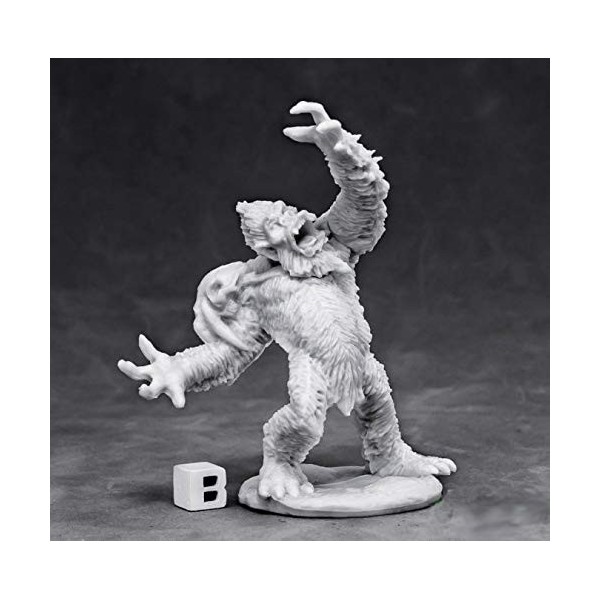 Pechetruite 1 x Yeti Chieftain - Reaper Bones Figurine pour Jeux de Roles Plateau - 77434