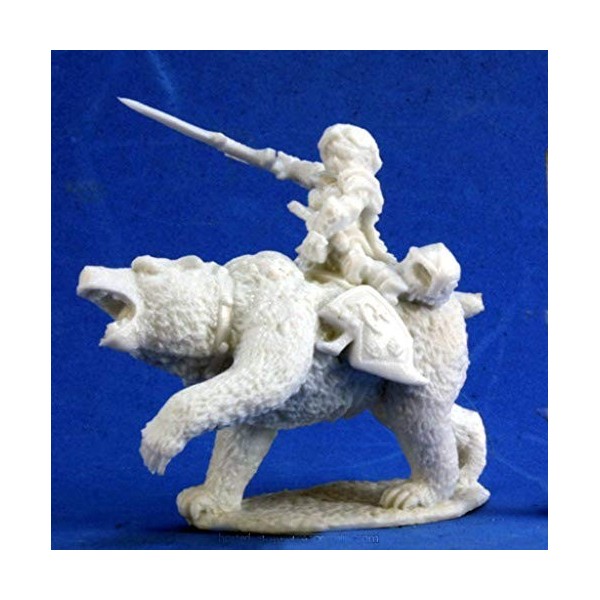 1 x Ursula Chevalier Nain sur Ours - Reaper Bones Figurine pour Jeux de Roles Plateau - 77353