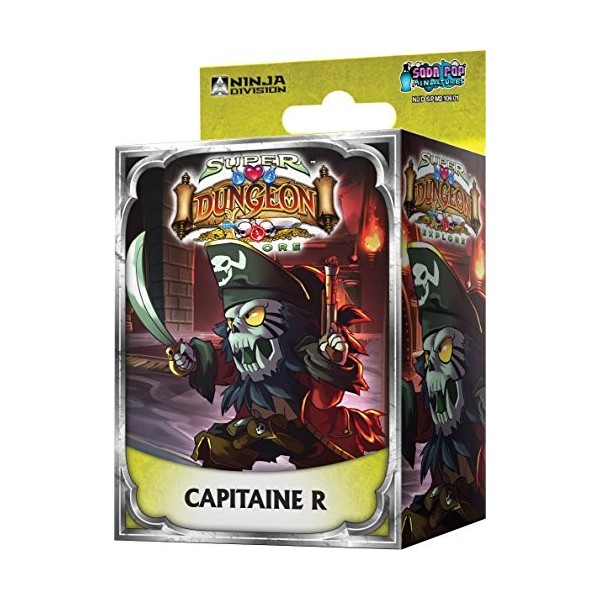 Super Dungeon Explore : Capitaine R Mini-Boss - Asmodee - Jeu de société - Jeu de stratégie - Jeu de figurines