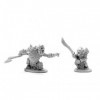 Pechetruite 2 x Armored Goblin Leader - Reaper Bones Figurine pour Jeux de Roles Plateau - 77678