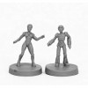 Pechetruite 2 x Androids Male and Female - Reaper Bones Figurine pour Jeux de Roles Plateau - 49011