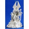 1 x DRAGOTH Squelette sur Trone - Reaper Bones Figurine pour Jeux de Roles Plateau - 77201