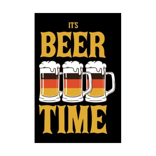 Its Beer Time German Cups Cool Fun: Hangman Puzzles | 110 Game Sheets | Mini Game | Clever Kids | 6 X 9 in | 15.24 X 22.86 Cm