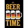 Its Beer Time German Cups Cool Fun: Hangman Puzzles | 110 Game Sheets | Mini Game | Clever Kids | 6 X 9 in | 15.24 X 22.86 Cm