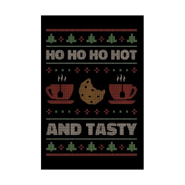 Ho Ho Ho Hot and Tasty Chocolate Tea Coffee Cookie Christmas: Hangman Puzzles | 110 Game Sheets | Mini Game | Clever Kids | 6