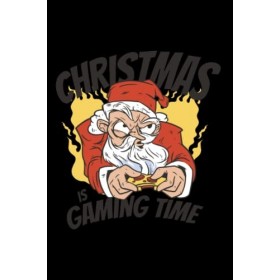 Christmas is Gaming Time Gamer Santa Claus Funny Play: Hangman Puzzles | 110 Game Sheets | Mini Game | Clever Kids | 6 X 9 in