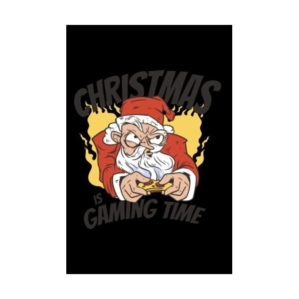 Christmas is Gaming Time Gamer Santa Claus Funny Play: Hangman Puzzles | 110 Game Sheets | Mini Game | Clever Kids | 6 X 9 in