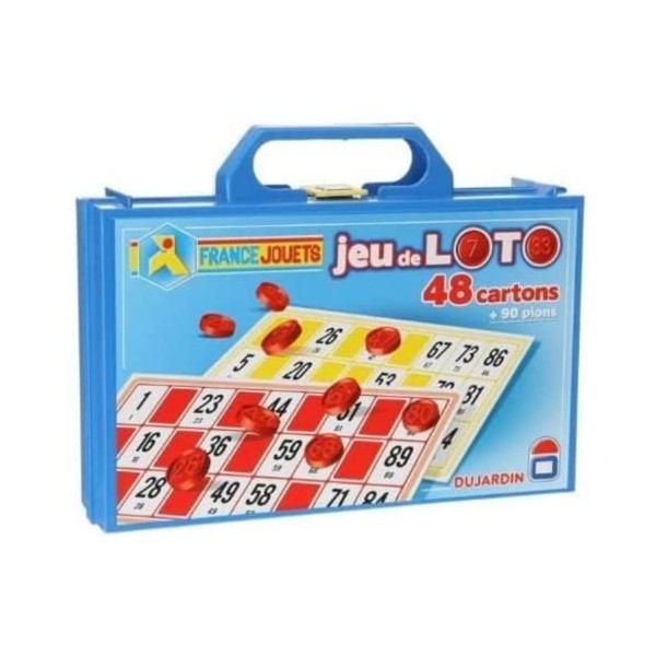 Dujardin - Jeu De Loto - 48 Cartons - Convient Aux Enfants - A Partir De 6 Ans - Fabriqué En France