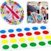 Twister Jeux Twister Géant Twister Balance Floor Jeu Pad Gaming Twister Tapis de Jeu dÉquilibre Tapis de Jeu avec des Taches