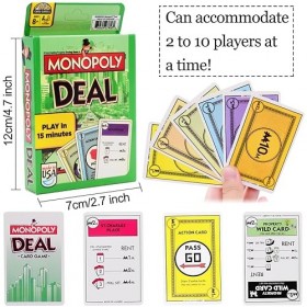 OBLRXM Monopoly, Monopoly Tricheurs, Jeu de Societe, Jeu de Plateau Classique pour la Famille et Les Enfants, Monopoly Deal, 