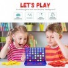 VingaHouse Jeux de société Enfant-Puissance 4-Jouet éducatif - Jeu de Voyage Portable - Convient comme Cadeau pour Les Enfant