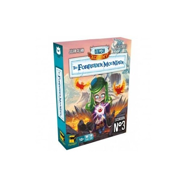 Dungeon Academy The Forbidden Mountain Jeux de Plateau, Édition Multilangues