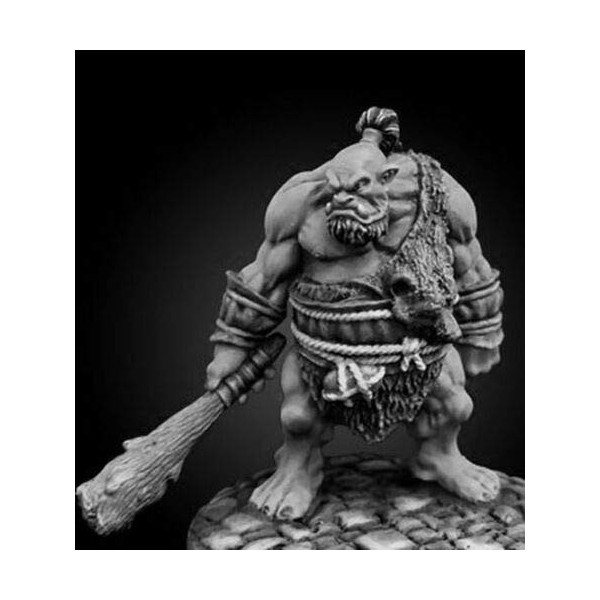 Pechetruite 1 x GARGHUK Ogre Chieftain - Reaper Bones Figurine pour Jeux de Roles Plateau - 44006