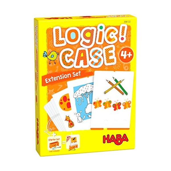 HABA LogiCASE Extension – Vie Quotidienne-Jeu dénigmes-4 Ans et Plus-Réf 306123, coloré