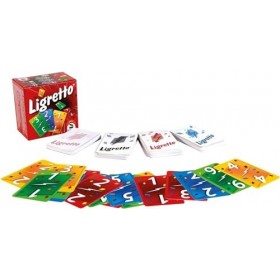 Schmidt , Ligretto Red , Card Game , Ages 8+ , 2 to 4 Players , 15 mins Minutes Playing Time