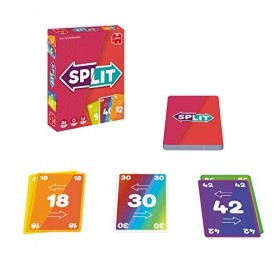 JUMBO Split Original-Jeu de Cartes Amusants Adultes et Enfants-1 à 4 Joueurs à partir de 8 Ans-Français, 19873, Multicolore