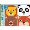 DJECO Petite Famille Animal Jeu, 35062, Bleu, Medium