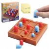 Tic Tac Toe Jeu de société, jeu de société, jeu de table interactif, mini jeu de société éducatif, jeu de société solitaire e