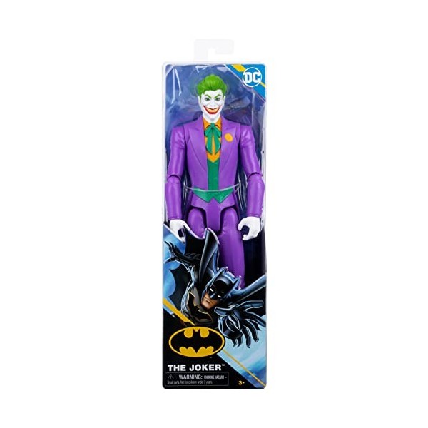 dc comics Batman - Joker - Figurine Joker 30 CM - Univers Batman - Figurine Joker Articulée De 30 cm - Jouet à Collectionner 