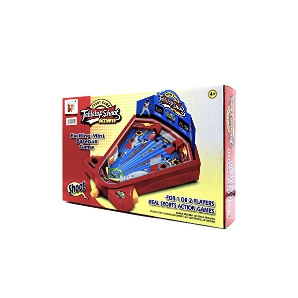Neo Toys- Jeu de société: Pinball-Mini Baseball Game, 51788